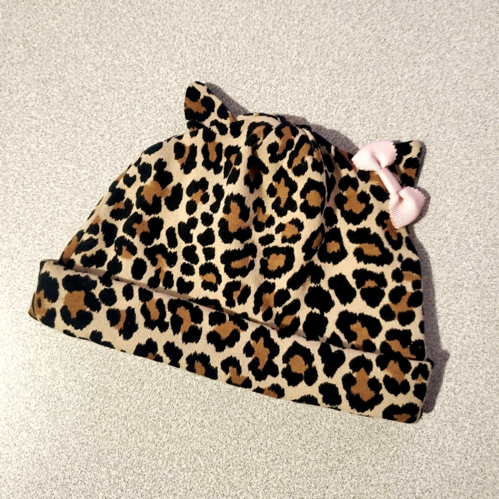 Kate Spade ♠️ Baby girls beanie w/ pink bow